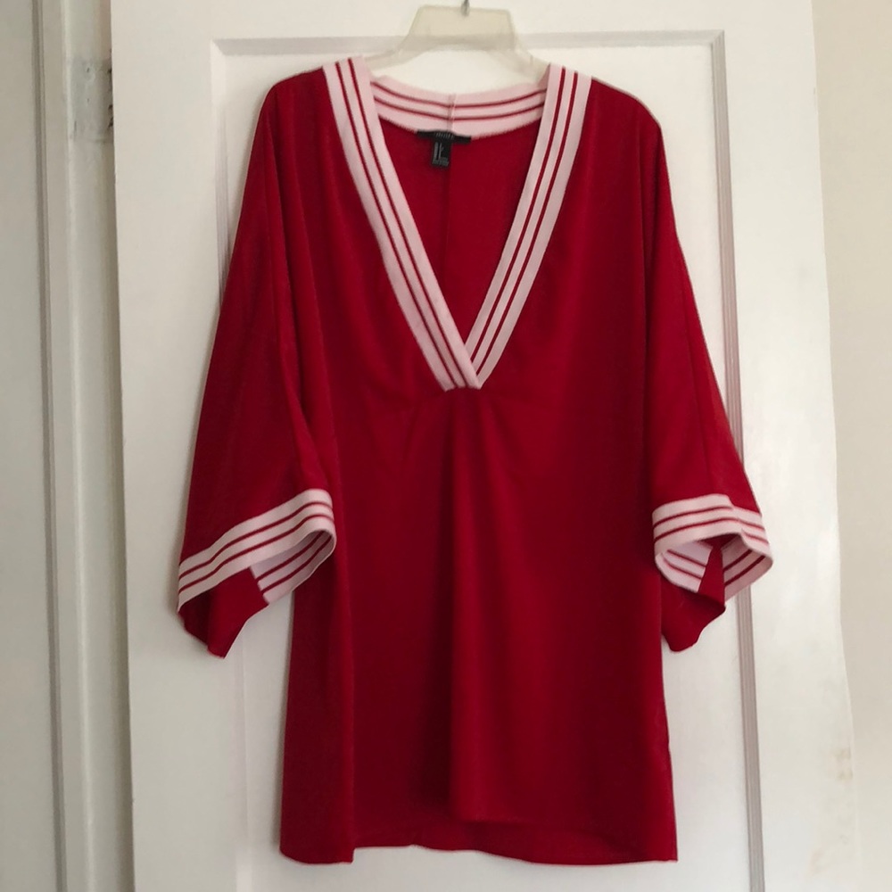 Forever 21 Red Boxer Kimono
